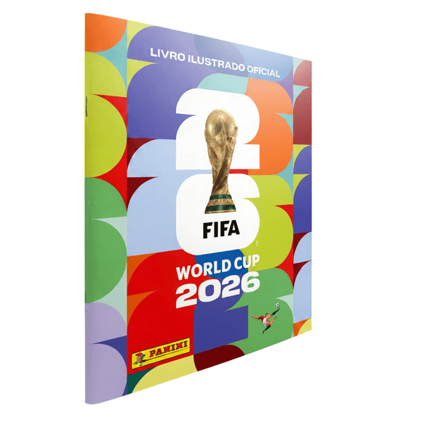 Álbum Álbum Capa Cartão oficial Panini FIFA World Cup 2026