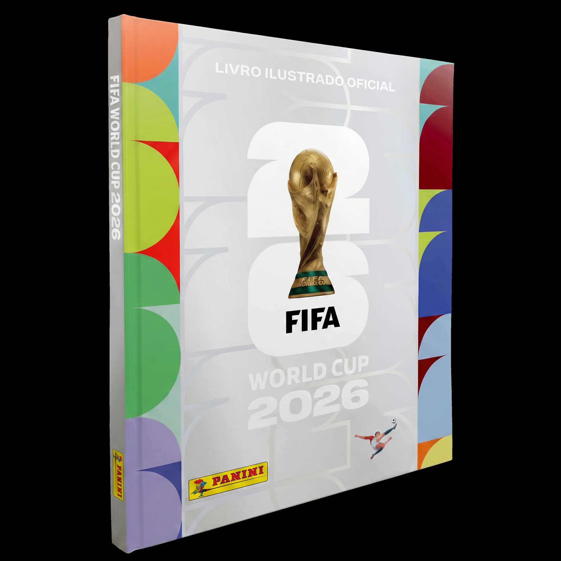 Álbum Capa Prata oficial Panini Mundial 2026